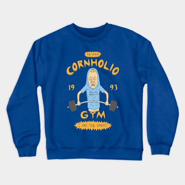 Cornholio GYM Crewneck Sweatshirt by woleswaeh